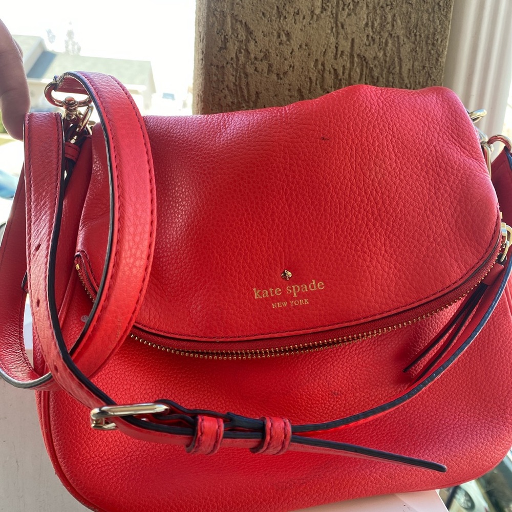 Vintage Rétro Kate Spade Crossbody Coral Purse